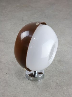 ItalianSpace Age Brown Acrylic Glass Wall Lamp, 1970s-HGJ-1724144