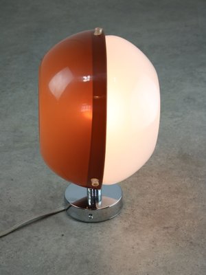 ItalianSpace Age Brown Acrylic Glass Wall Lamp, 1970s-HGJ-1724144