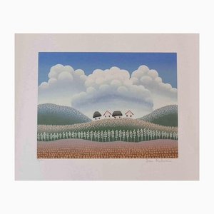 Ivan Rabuzin, Country Town, 1990s, Screen Print-ZCI-1165311