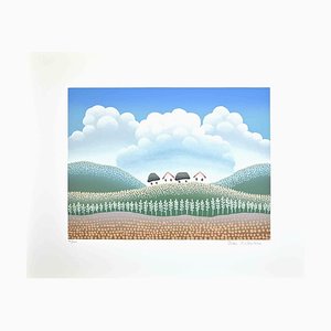 Ivan Rabuzin, Landscape, Screen Print, 1990-ZCI-2029601