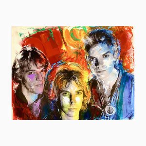 Ivana Burello, The Police, Original Enamel & Acrylic on Panel, 2018-ZCI-1379423