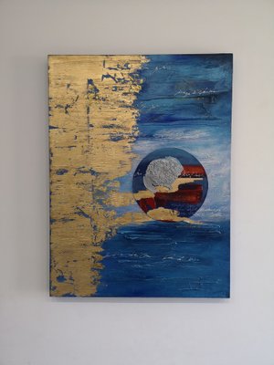 Ivana Urso, The Moon on the Sea, 2019, Mixed Media-ZHZ-1752918