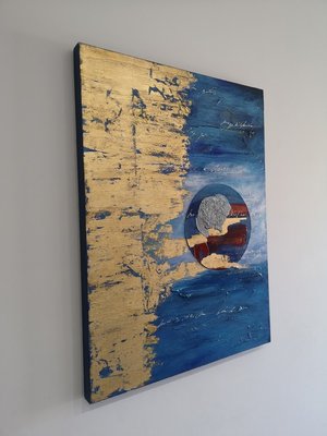 Ivana Urso, The Moon on the Sea, 2019, Mixed Media-ZHZ-1752918