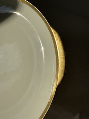 Ivory and Gold Porcelain Fürstin Tableware from Furstenberg, Germany, 1950s, Set of 34-OL-1767708