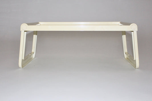 Ivory-Colored Plasti Foldable Breakfast Table from Guzzini, 1970s