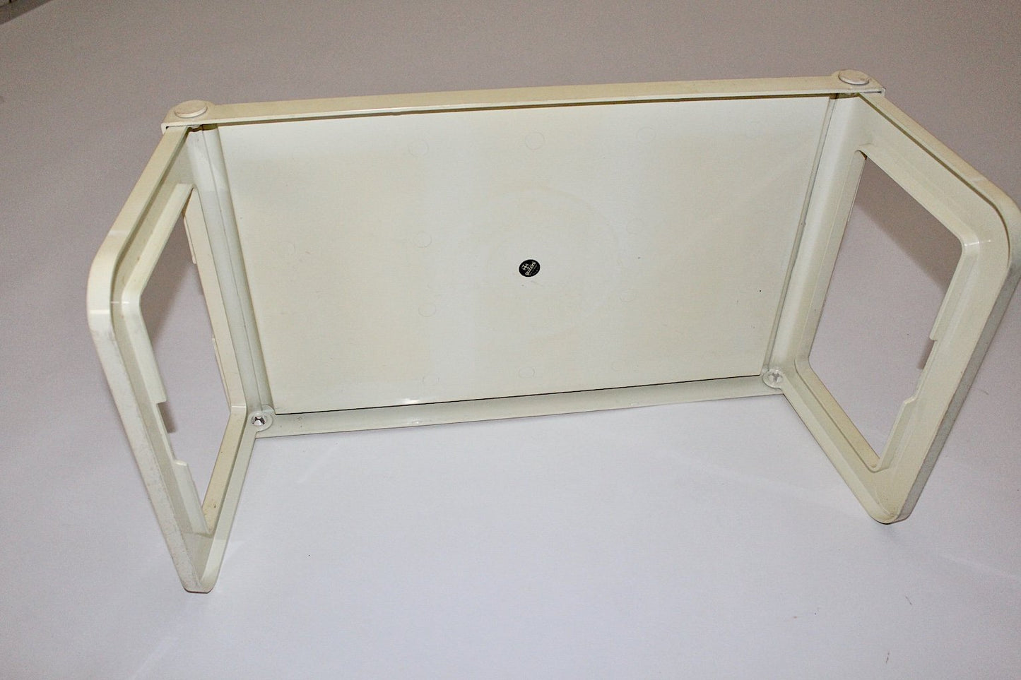 Ivory-Colored Plasti Foldable Breakfast Table from Guzzini, 1970s