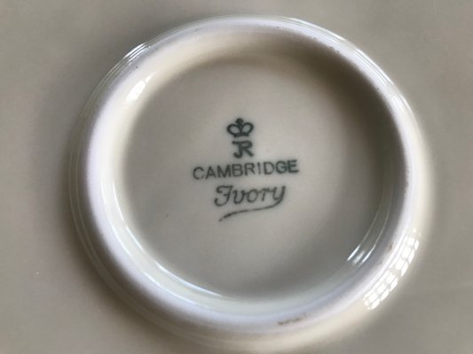 Ivory Porcelain Patera R. Cambridge-WQQ-1314050