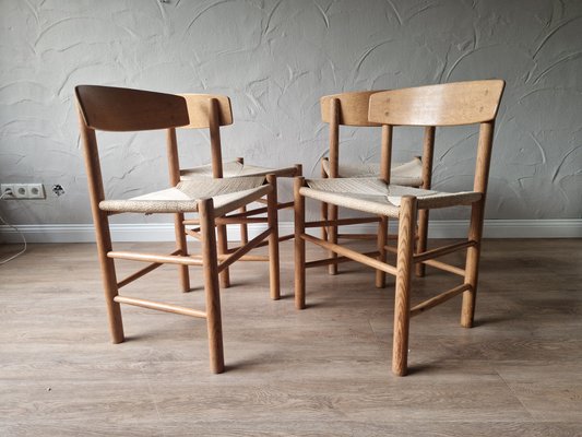 J 39 Shaker Chairs by Børge Mogensen for FDB Møbler, 1947, Set of 4-CTM-2041720