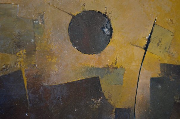 J.b. Thiery, Abstract Painting, 1962, Oil on Wood Panel-AIU-1189151