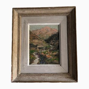 J. Denier, La Maurienne, 1920s, Oil on Panel, Framed-QKG-2019605