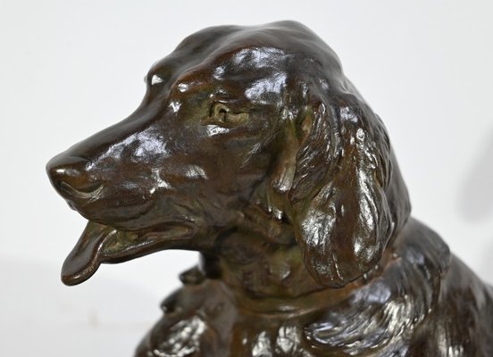 J-E. Masson, The Dog with a Hare, Early 1900s, Bronze-RVK-1724912