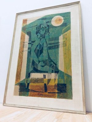 J.Frey, Bauhaus Art Gallery Picture, Painting-WSA-831439