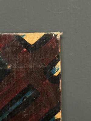 J. Gauthier, Modern Geometric Composition, Oil on Cardboard, 1963-QKG-2040913