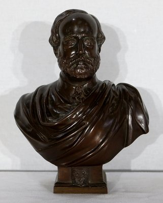 J-L Véray, Le Comte de Chambord, Late 19th Century, Bronze Bust-RVK-1133684