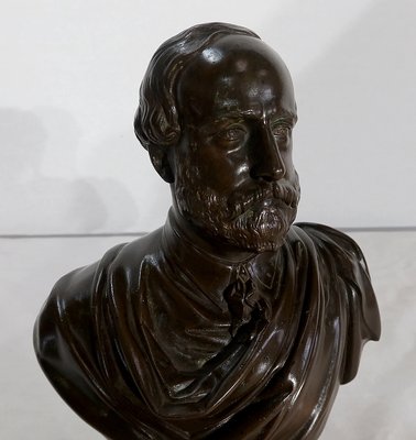 J-L Véray, Le Comte de Chambord, Late 19th Century, Bronze Bust-RVK-1133684