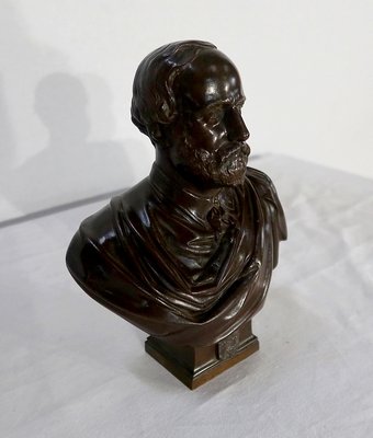 J-L Véray, Le Comte de Chambord, Late 19th Century, Bronze Bust-RVK-1133684