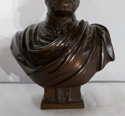 J-L Véray, Le Comte de Chambord, Late 19th Century, Bronze Bust-RVK-1133684