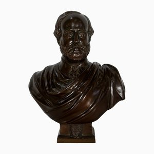 J-L Véray, Le Comte de Chambord, Late 19th Century, Bronze Bust-RVK-1133684