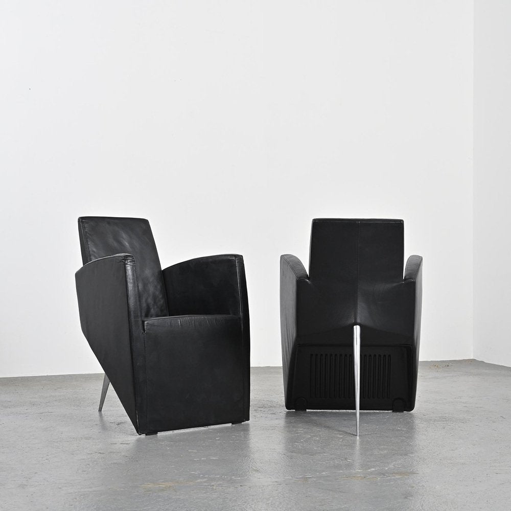 J. Lang Armchairs by Philippe Starck for Driade, 1980s, Set of 2