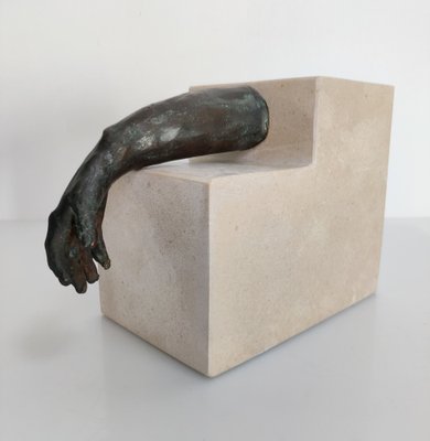 J. Marshal, Figurative Sculpture, Bronze and Marble-JJT-1169558