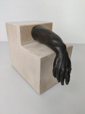 J. Marshal, Figurative Sculpture, Bronze and Marble-JJT-1169558