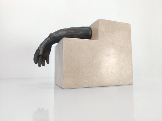 J. Marshal, Figurative Sculpture, Bronze and Marble-JJT-1169558