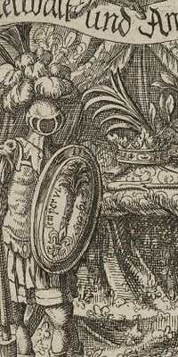 J. Meyer, Illustration to Grimmelshausen's Dietwalt and Amelinda, 17th-Century, Etching-OJR-1273473