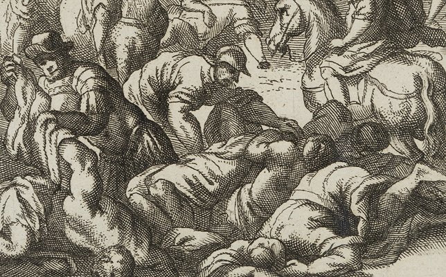 J. Meyer, Looters After a Battle, 17th-Century, Etching-OJR-1273445