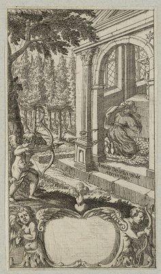 J. Meyer, Lympida in der Hauskapelle, 1683, Etching-OJR-1273245