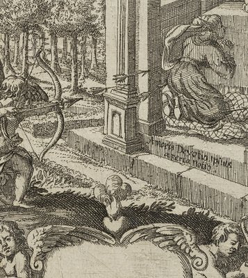 J. Meyer, Lympida in der Hauskapelle, 1683, Etching-OJR-1273245