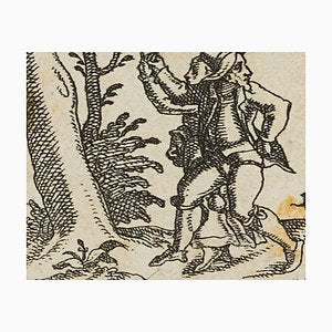 J. Meyer, Miniature, Dancing Couple, 17th-Century, Etching-OJR-1273467