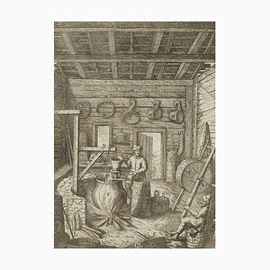 J. Meyer, Representation of a Baroque Dairy, 17th-Century, Etching-OJR-1273475