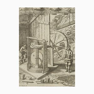 J. Meyer, Representation of an Oil Mill, 17th-century, Etching-OJR-1273425