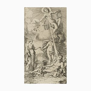 J. Meyer, Symbol of the Chest, Apollo on the Chariot, 17th-Century, Etching-OJR-1273387