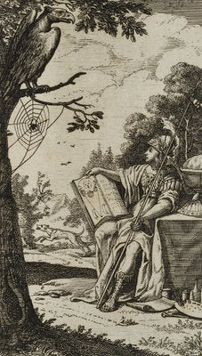 J. Meyer, Symbol of the Head, Researching Minerva, 17th-Century, Etching-OJR-1273429