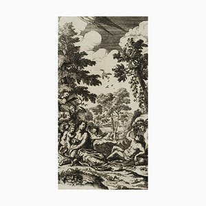 J. Meyer, Symbol of the Underbelly, Demeter and Bacchus, 17th-Century, Etching-OJR-1273396