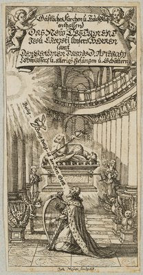 J. Meyer, Title of an Ecclesiastical Ledger, 17th-Century, Etching-OJR-1273428