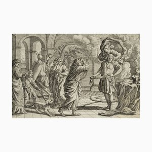 J. Meyer, Warrior Girds Himself for Departure, 17th-Century, Etching-OJR-1273472