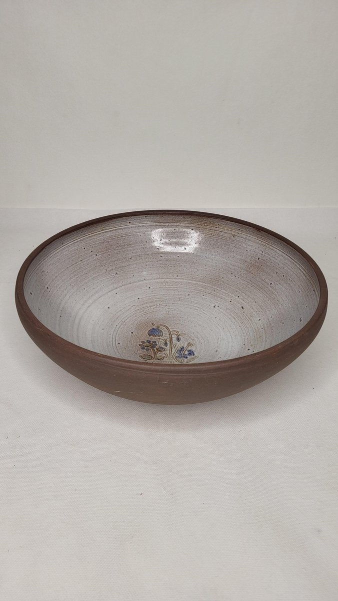 J&N Pierlot Stoneware Salad Bowl, 1970s