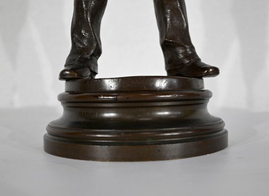 J. Rousseau, The Child, Early 20th Century, Bronze-RVK-1352603