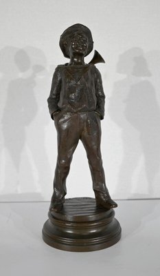 J. Rousseau, The Child, Early 20th Century, Bronze-RVK-1352603