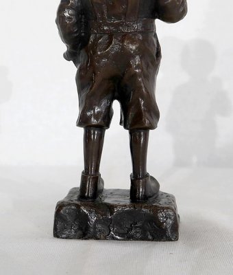 J. Schmidt-Felling, Le Petit Fumeur, Late 19th Century, Bronze-RVK-1133686