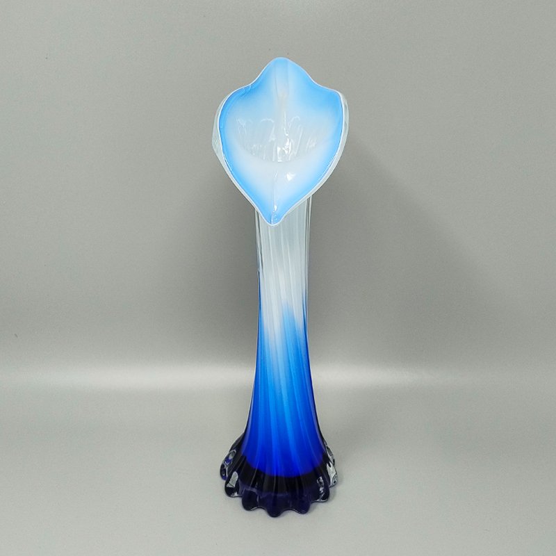 Jack in the Pulpit Calla Lily Vase in Murano Glass, 1960s