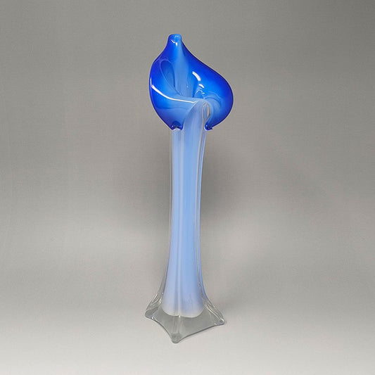 Jack in the Pulpit Calla Lily Vase in Murano Glass, 1960s