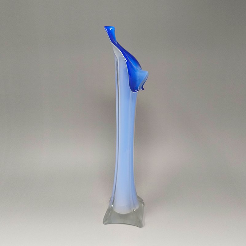 Jack in the Pulpit Calla Lily Vase in Murano Glass, 1960s