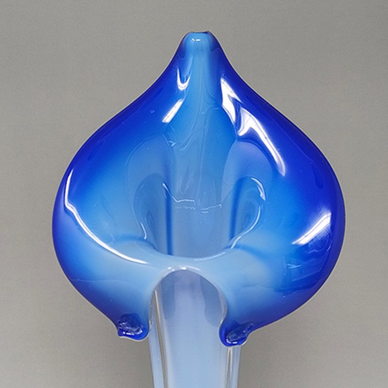 Jack in the Pulpit Calla Lily Vase in Murano Glass, 1960s