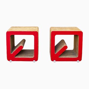 Jack Magazine Racks from Kubedesign, Italy, 2000s, Set of 2-VCV-1724216