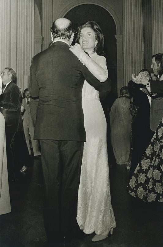 Jackie Kennedy and Alejandro Orfila, Black and White Photograph, 1960s