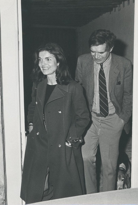 Jackie Kennedy, Black and White Photograph, 1975