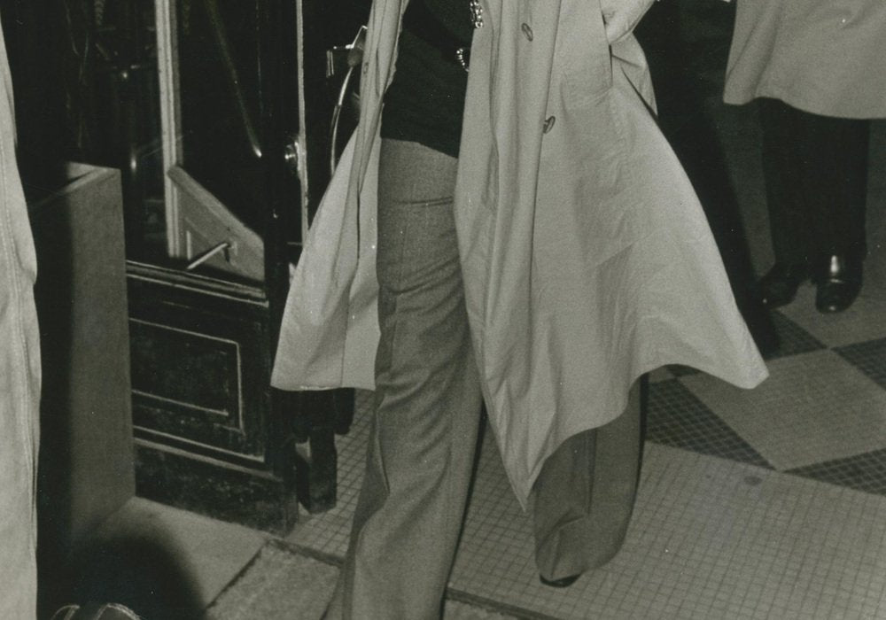 Jackie Kennedy, Leaving the Hospital, Paris, France, 1970s, Photographic Print